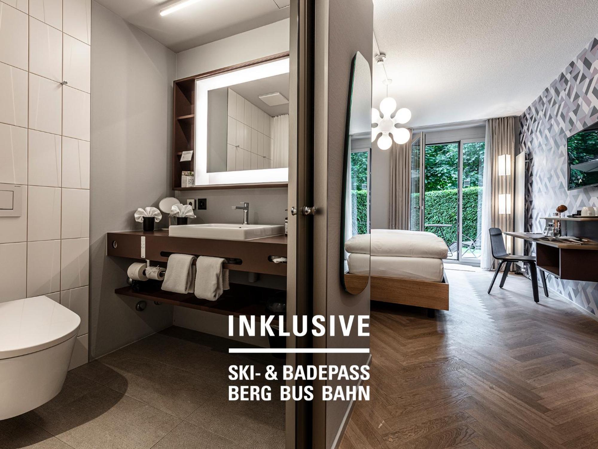 Badehotel Belvair Скуоль Екстер'єр фото