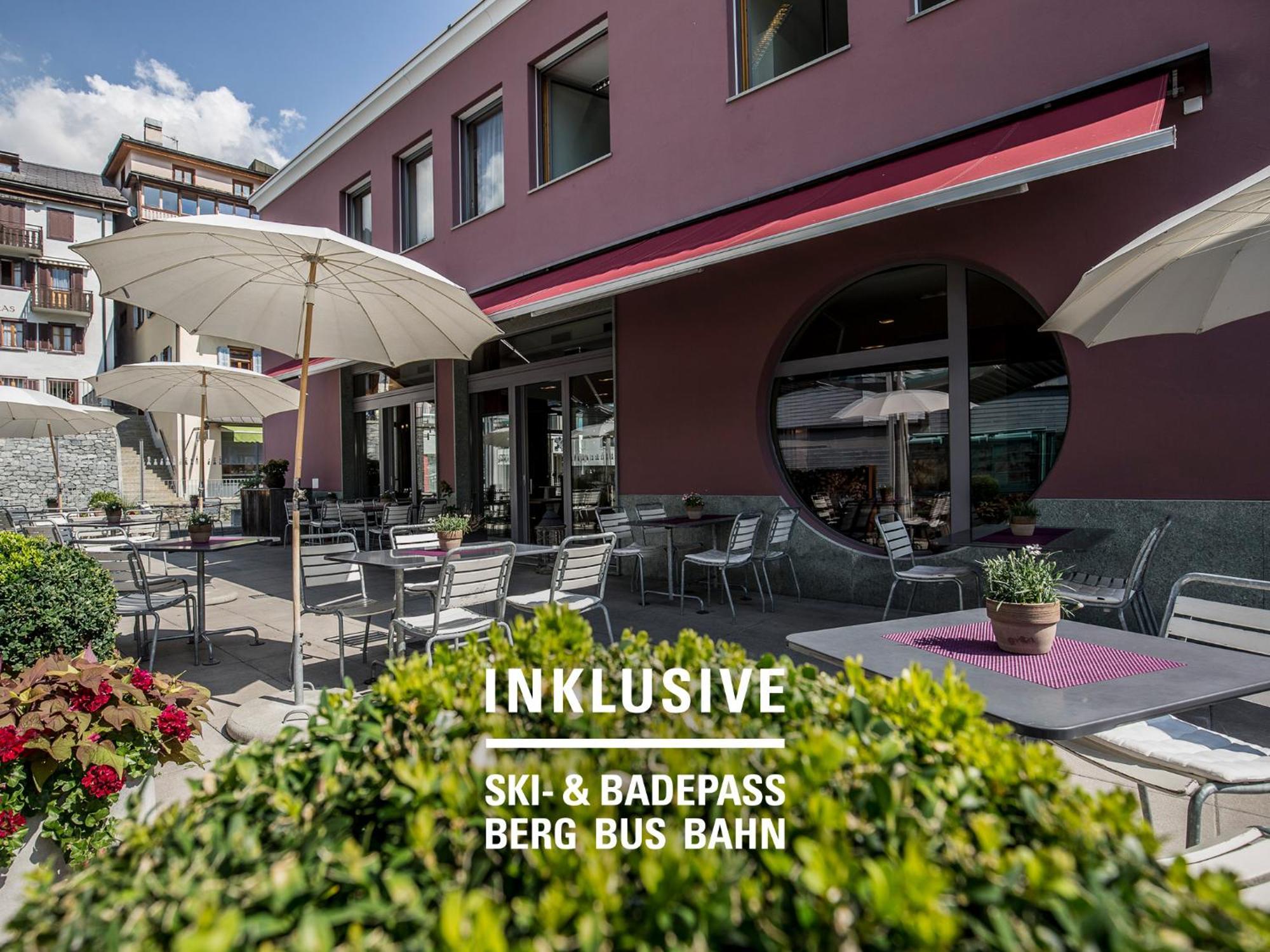 Badehotel Belvair Скуоль Екстер'єр фото